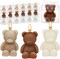50 Pcs Bear Baby Shower Candle Favors for Guest Bear Party Favors Baby Shower Candles Bulk for Gifts Party Decorations